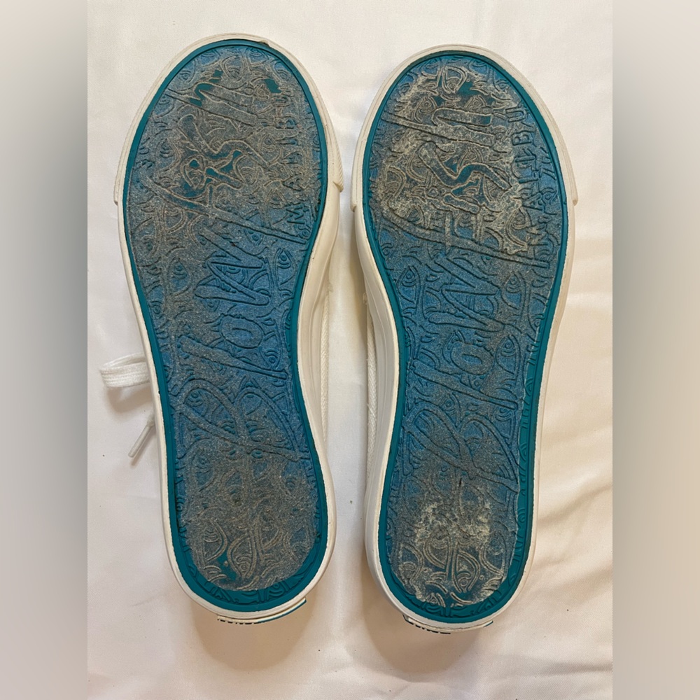 Blowfish size 7 white/leopard print shoes - Picture 6 of 6